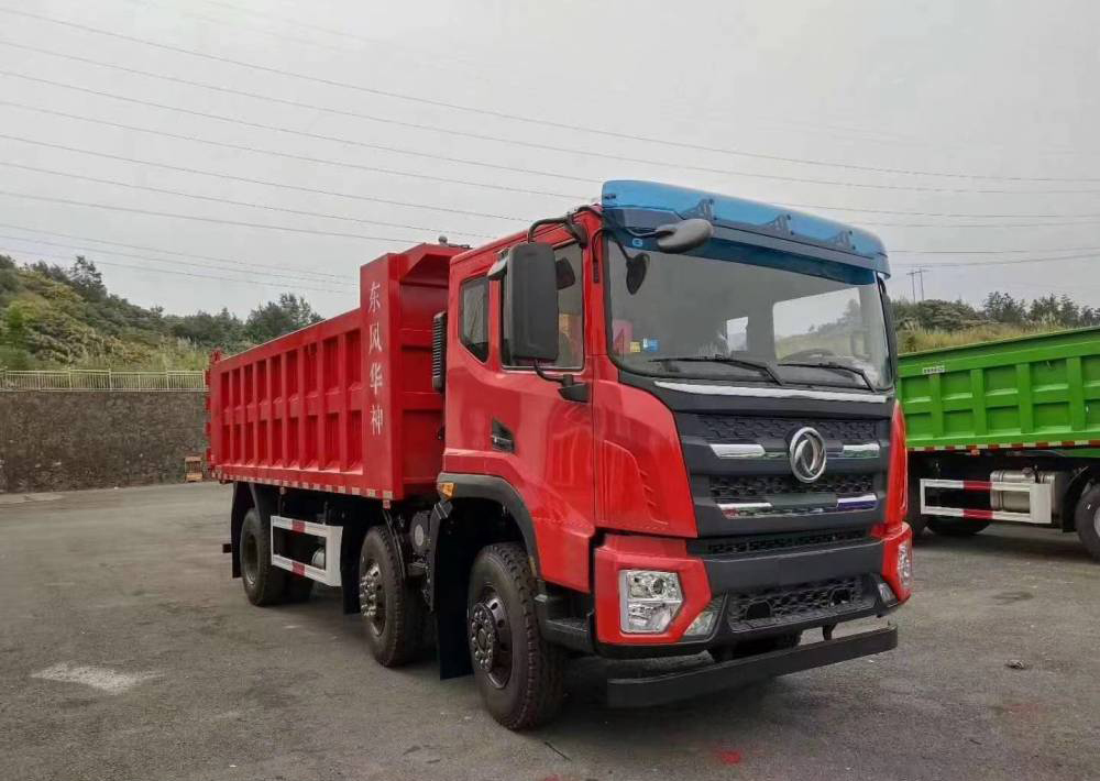 48米前四后四自卸车东风华神6x2轻皮自卸车